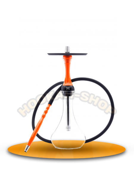 נרגילה רוסית מקורית ALPHA MODEL X GLOW ORANGE